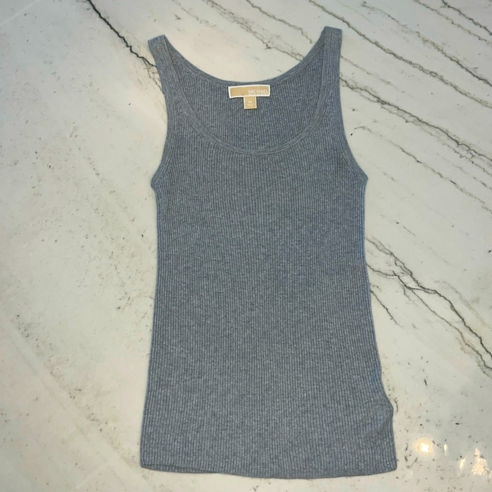 Michael Kors grey sweater material tank top